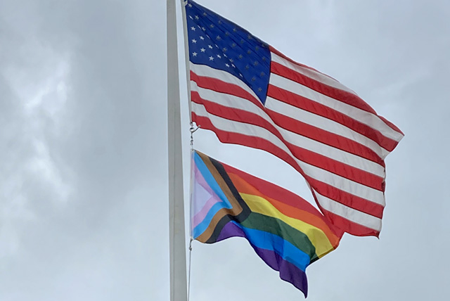 BDS Pride Flag 06.04.21 Student illustration of a car