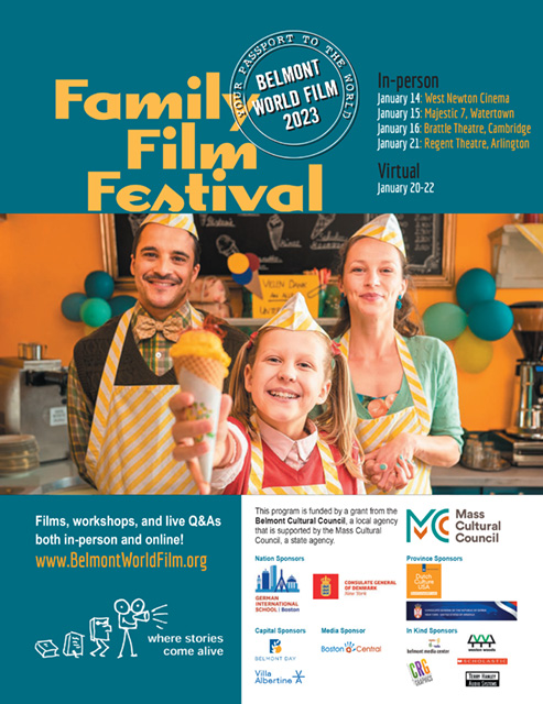 A drawing by a pre-k student of two hearts and a hand