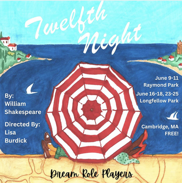 A drawing by a pre-k student of two hearts and a hand