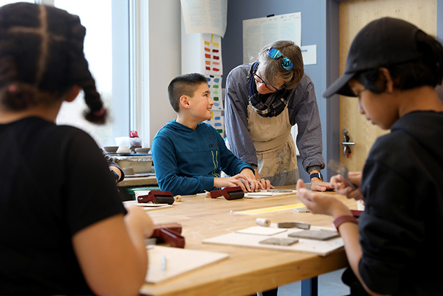 Student illustration of a car