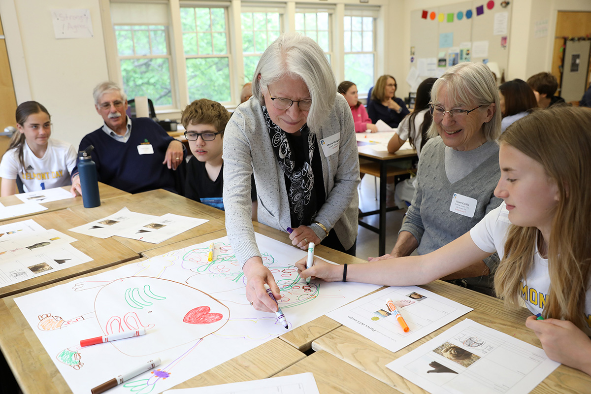 B is for Belonging at Belmont Day logo art